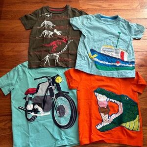 Mini Boden boys age 4-5 tshirts, very good condition